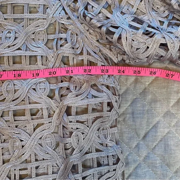 NWT Chico’s Dove Gray Travelers Soutache Jacket Size 3 (16/18) - Picture 8 of 13